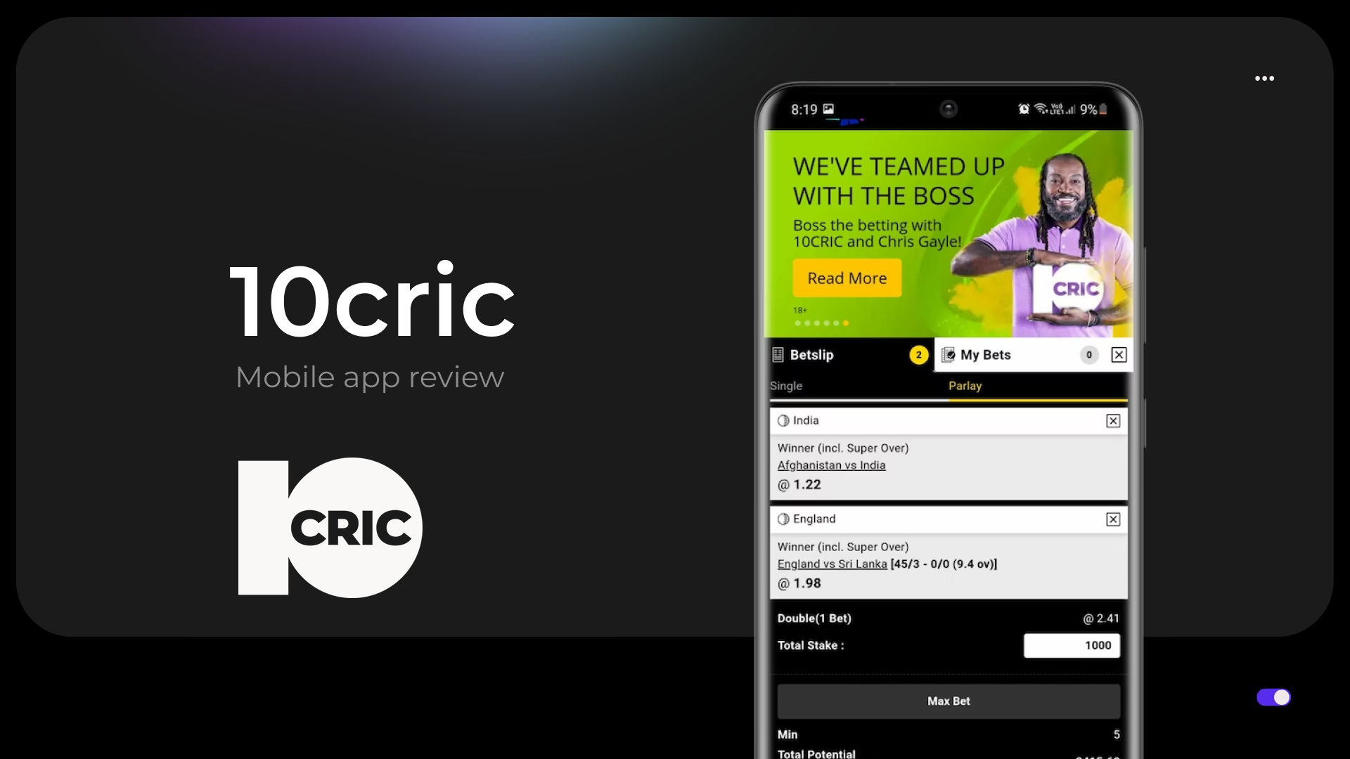 App 10cric review