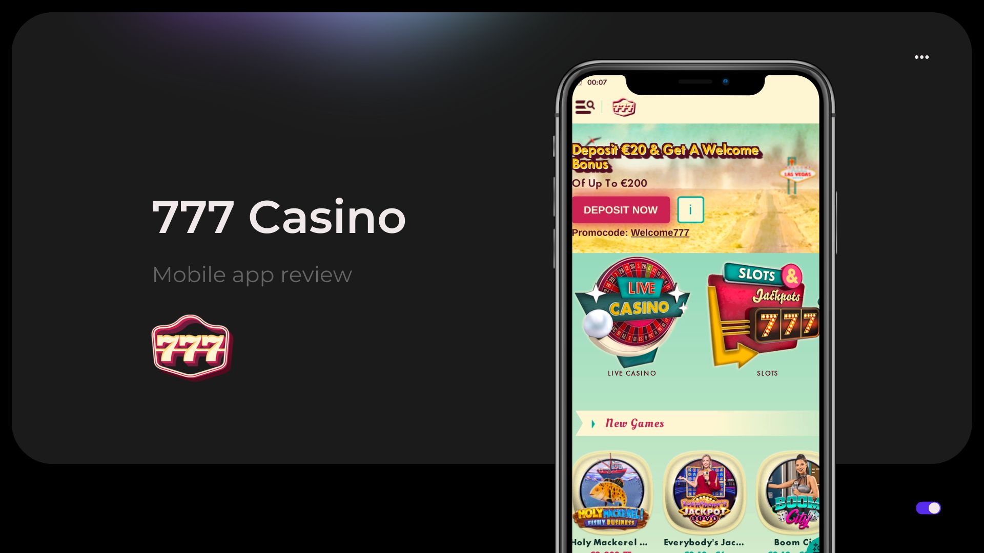 777 Casino Mobile App Review