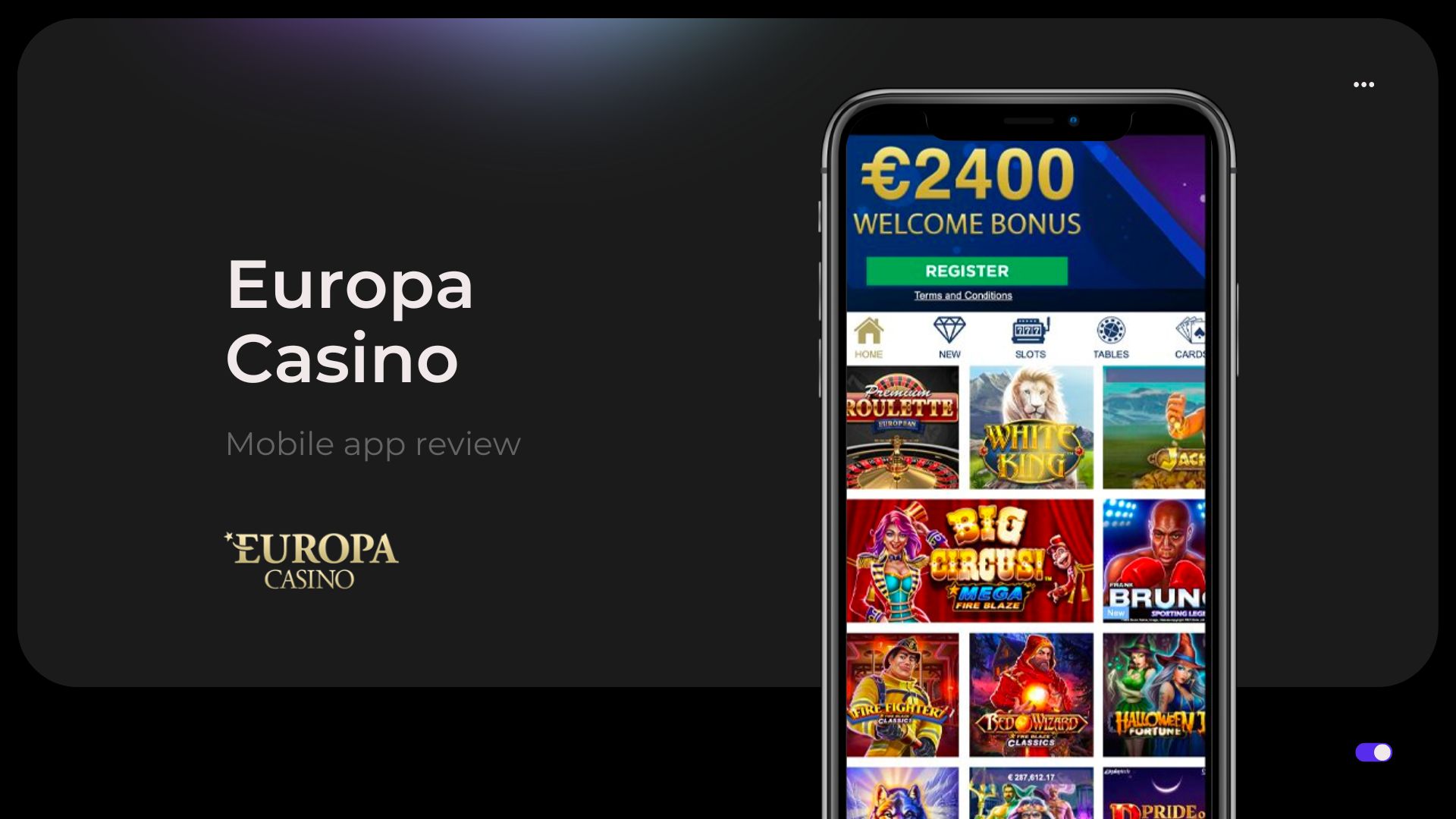Europa Casino App