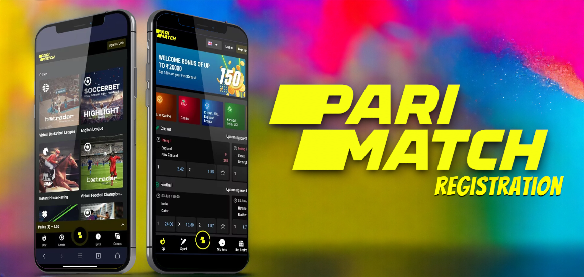 Registration through Parimatch Mobile App in India